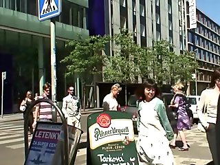 Picked Up Granny Destroyes His Big Cock